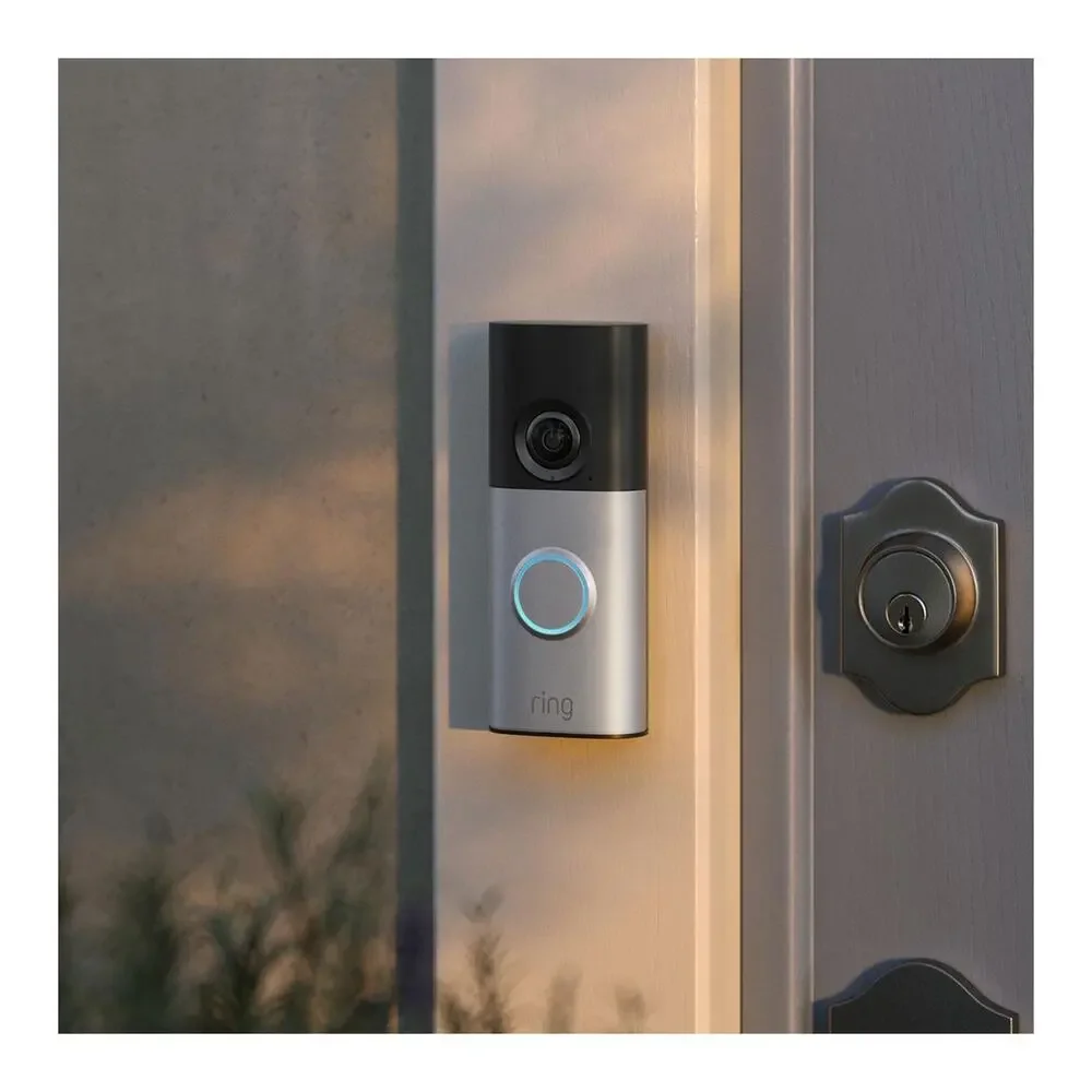 NEWEST MODEL Ring Wired Doorbell Plus 2nd Gen Retinal 2K 3D Motion Detection NEW